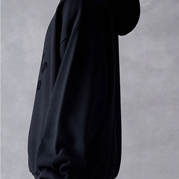 Fear of God Essentials Black Hoodie - Picture 2 of 12